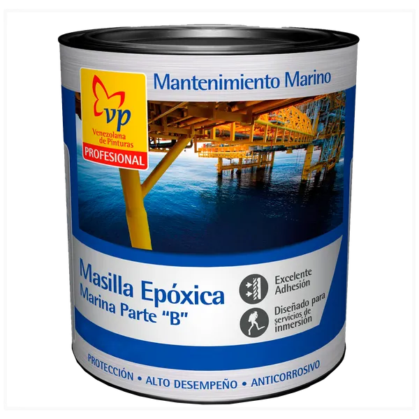Masilla Epoxica Marina Parte B Endurecedor VP 1/4 Galón
